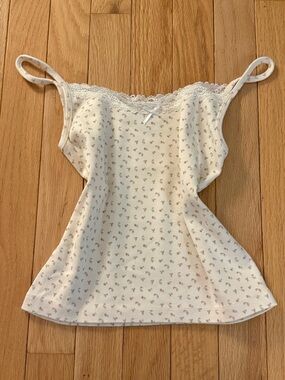 Brandy Melville Floral Skylar Tank Top